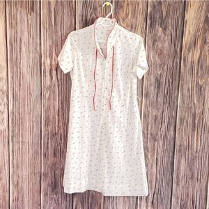 Vintage Homemade Floral Night Gown